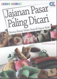 Jajanan Pasar Paling Dicari